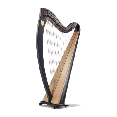 Ogden Lever Harp - 34 Strings - Ebony