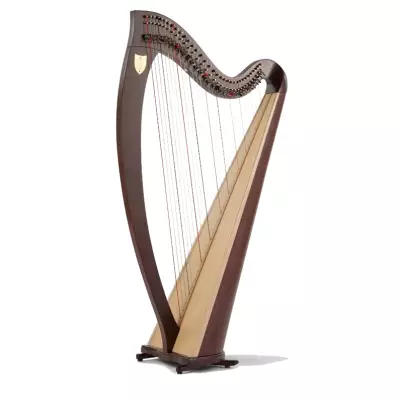 Lyon & Healy - Ogden Lever Harp - 34 Strings - Mahogany