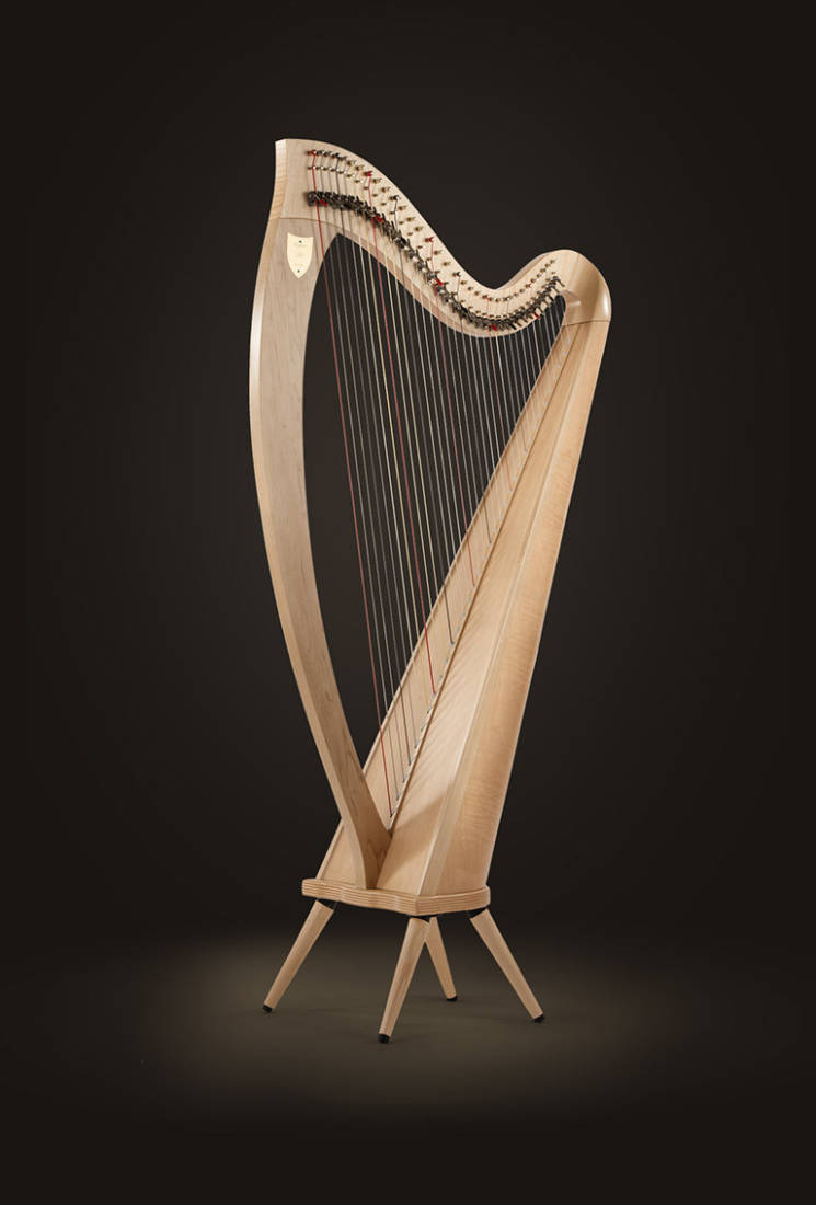 Ogden Lever Harp - 34 Strings - Natural