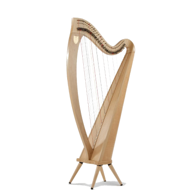 Ogden Lever Harp - 34 Strings - Natural