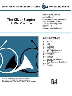 The Silver Scepter: A Mini Overture - Kinyon - Concert Band - Gr. 1