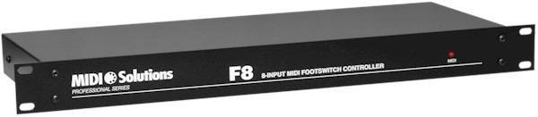 8 Input MIDI Footswitch Controller