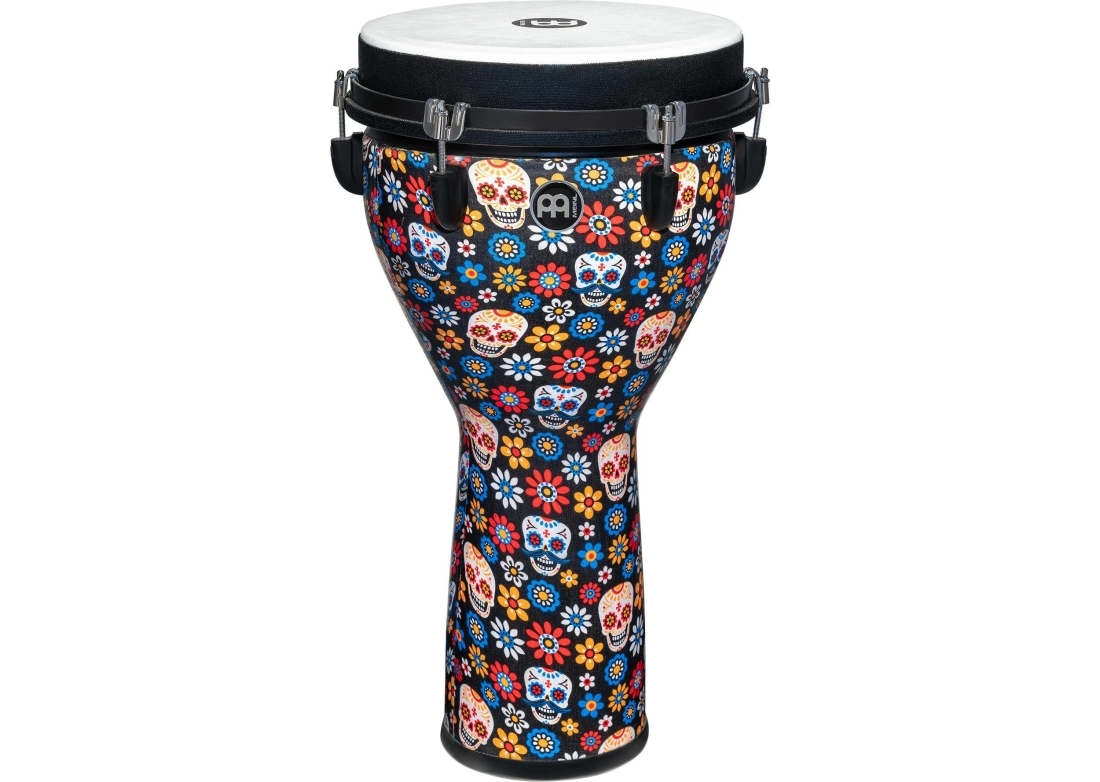 12\'\' Jumbo Djembe, Day of the Dead