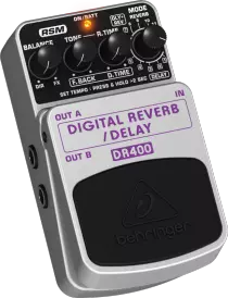 Digital Stereo Reverb/Delay Effects Pedal