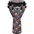 Meinl - 12 Jumbo Djembe with Matching Synthetic Designer Head, Day of the Dead