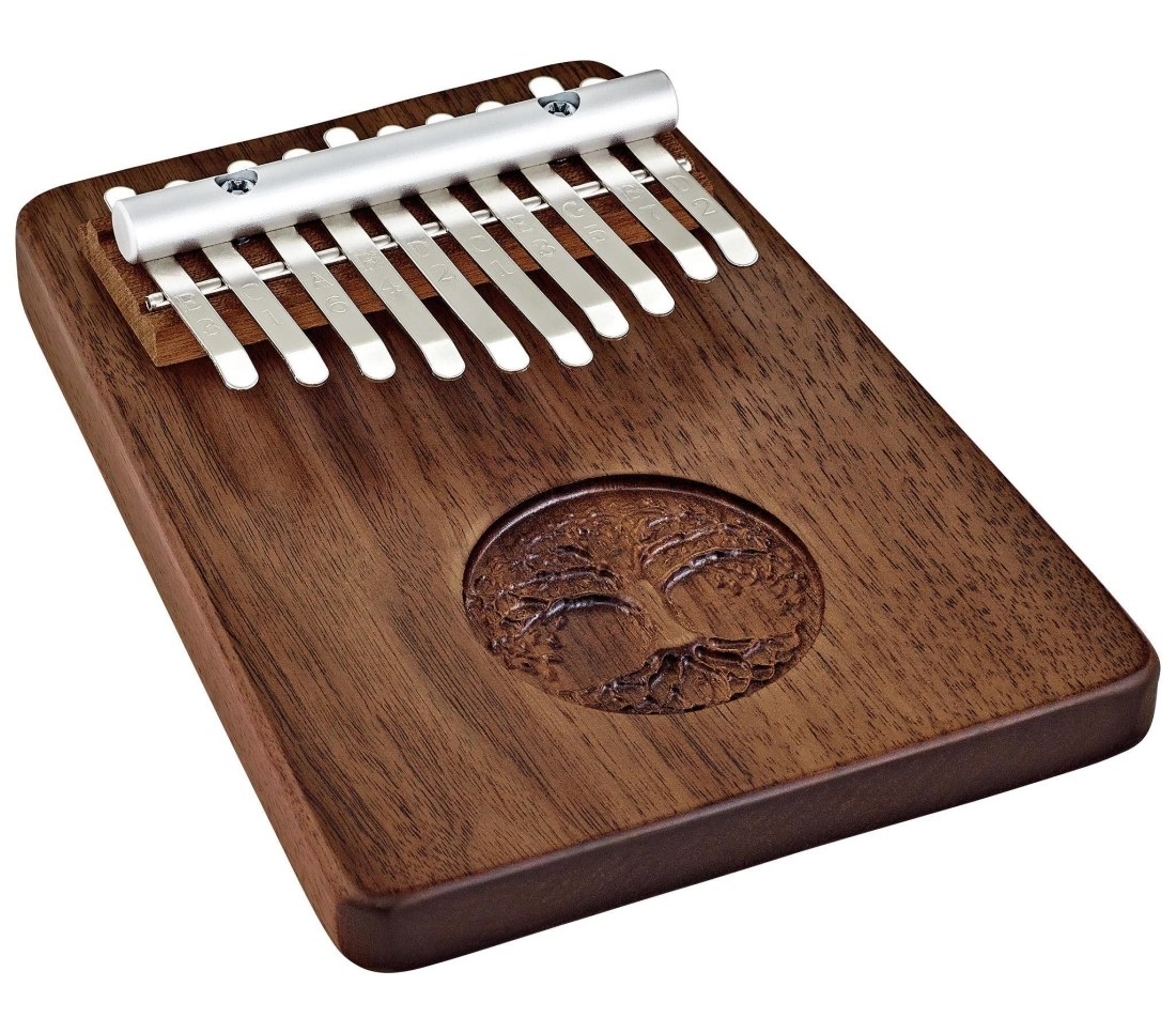 Sonic Energy 10 Note Kalimba with Tree of Life Relief