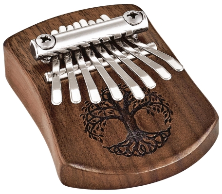 Sonic Energy 8 Note Kalimba with Tree of Life Carving
