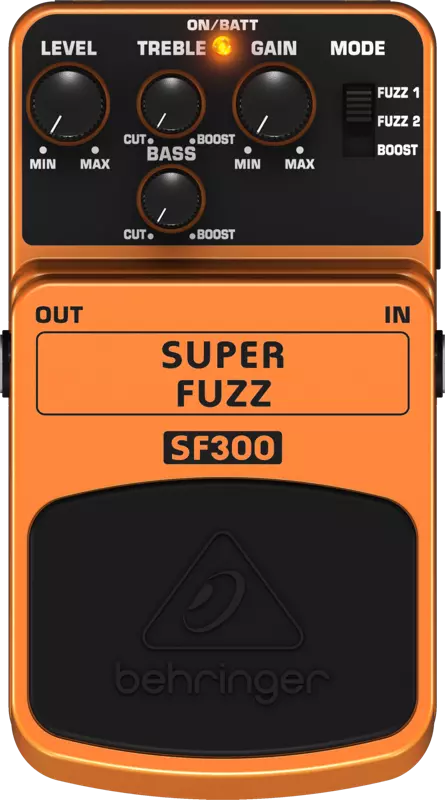 3-Mode Fuzz Distortion Effects Pedal