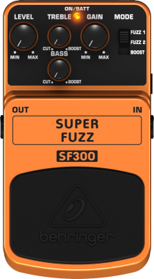 3-Mode Fuzz Distortion Effects Pedal