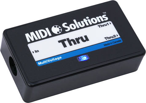 MIDI Solutions - Thru 2-Output Active MIDI Thru Box