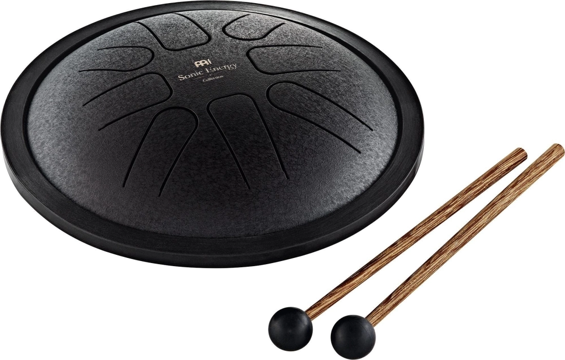 Sonic Energy F Minor Small Steel Tongue Drum, Black