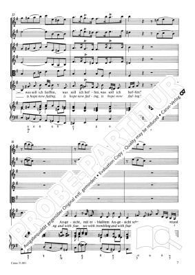 Jesus Schlaft, was soll ich hoffen, BWV 81 - Bach - Full Score