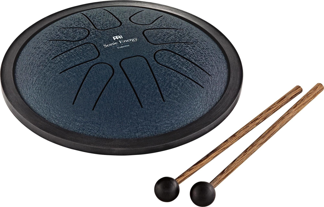 Sonic Energy G Minor Small Steel Tongue Drum, Navy Blue
