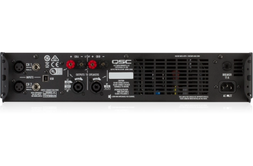 GXD4 1600W Professional Power Amplifier with Display