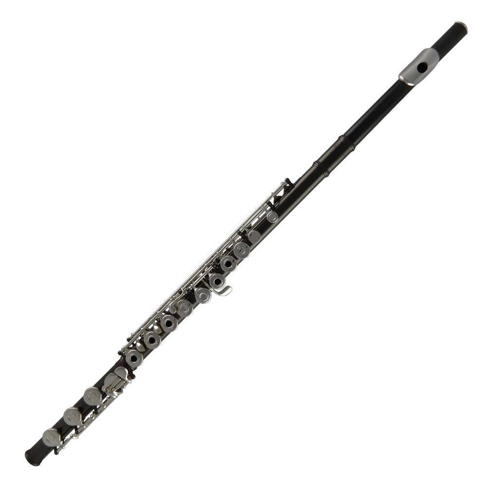 Gemeinhardt 30BBLK Black Nickel Flute Offset G Sterling Silver