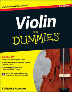 Violin For Dummies, 2nd Edition - Rapoport - Book/CD