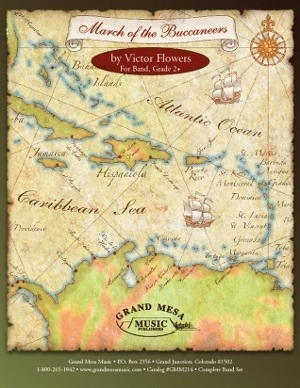 March of the Buccaneers - Flowers - Concert Band - Gr. 2.5
