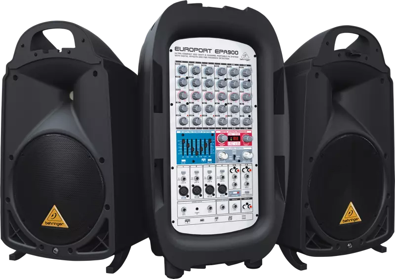 900 Watt 8 Channel Portable PA System