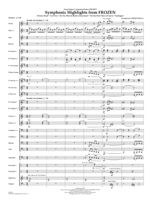Symphonic Highlights from \'\'Frozen\'\' - Bulla - Concert Band - Gr. 4