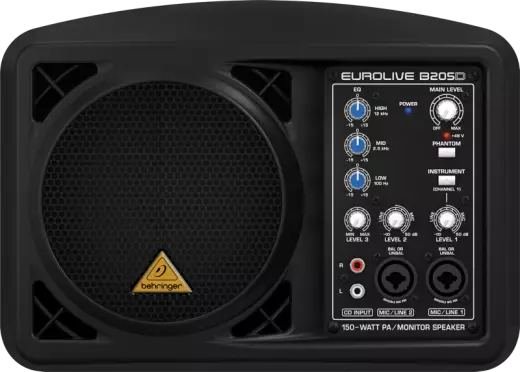 Behringer - 150 Watt Portable PA/Monitor Speaker System