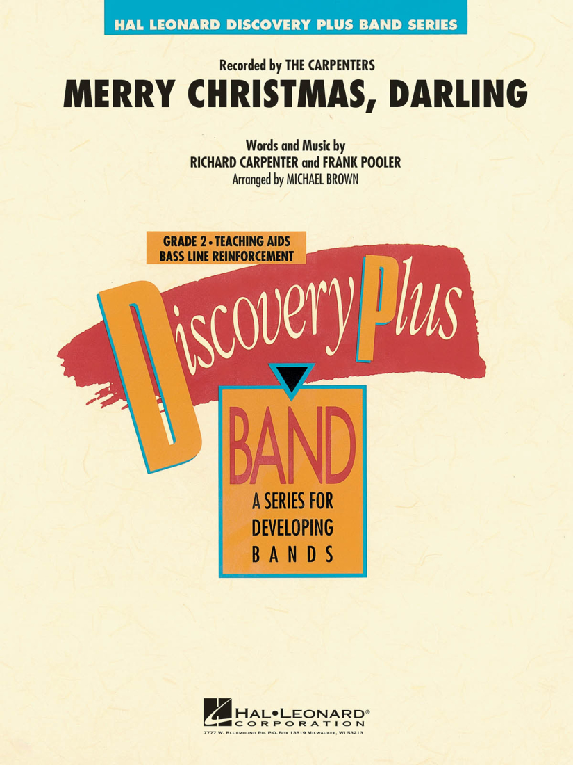 Merry Christmas, Darling - Pooler/Carpenter/Brown - Concert Band - Gr. 2