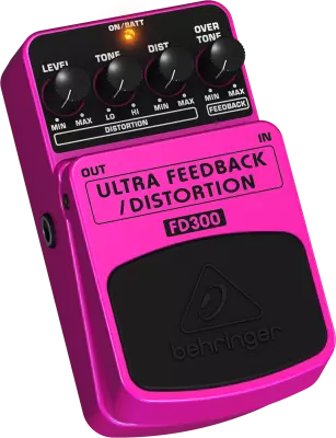 Feedback/Distortion Effects Pedal