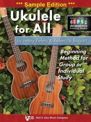 Kjos Music - Ukulele for All  ***Sample Edition*** - Peters/Bogart - Ukulele - Book
