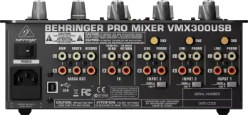 3 Channel DJ Mixer w/Usb Audio Interface