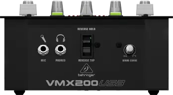 2 Channel DJ Mixer w/Usb Audio Interface