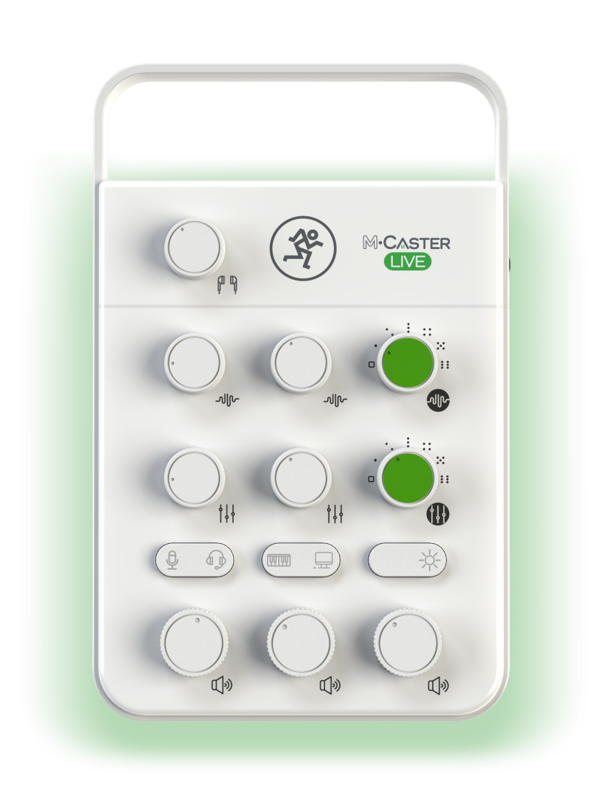 M-Caster Live - Portable Live Streaming Mixer - White