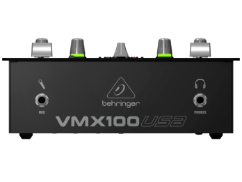 2 Channel DJ Mixer w/Usb Audio Interface
