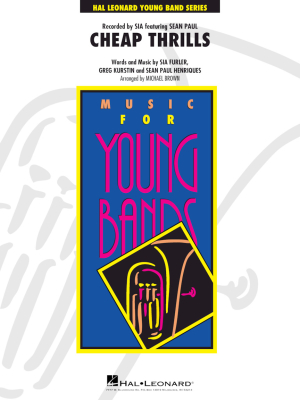 Hal Leonard - Cheap Thrills - Brown - Concert Band - Gr. 3
