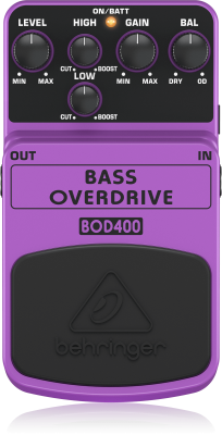 BOD400 Authentic Tube-Sound Overdrive Effects Pedal