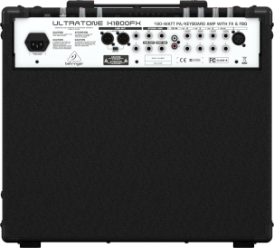 180 Watt 4 Channel PA System w/Keyboard Amplifier