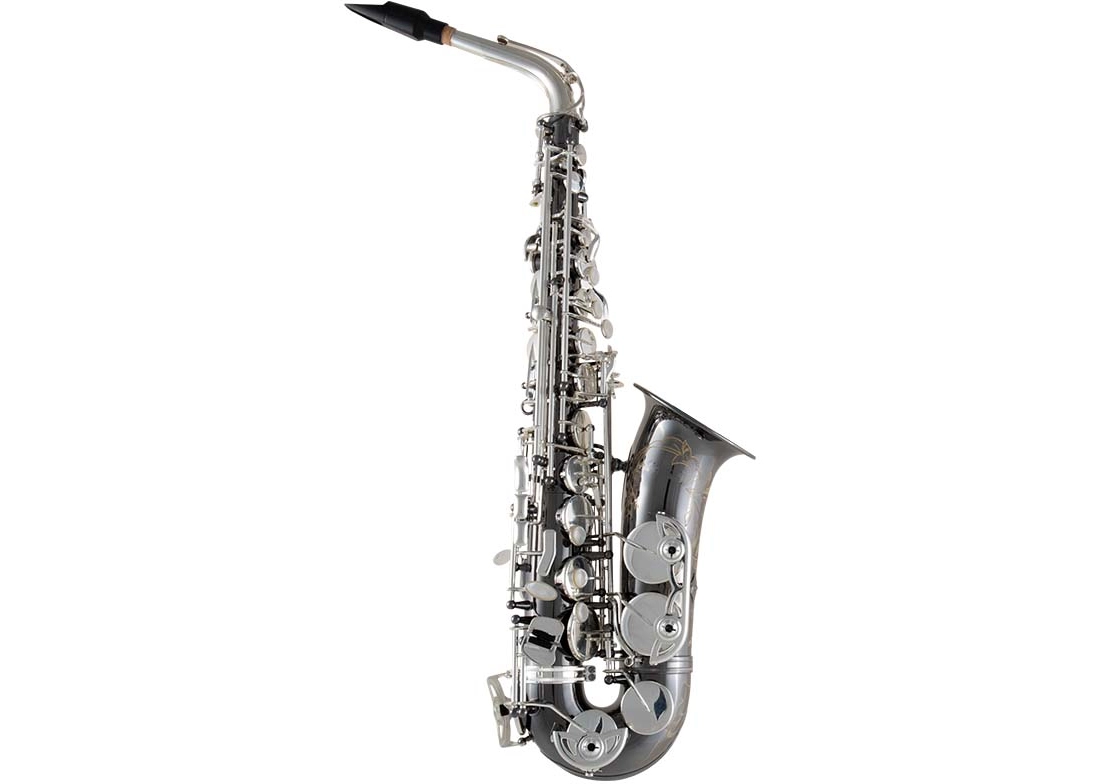 SAS711 Entry Level Professional Alto Saxophone - Black Nickel