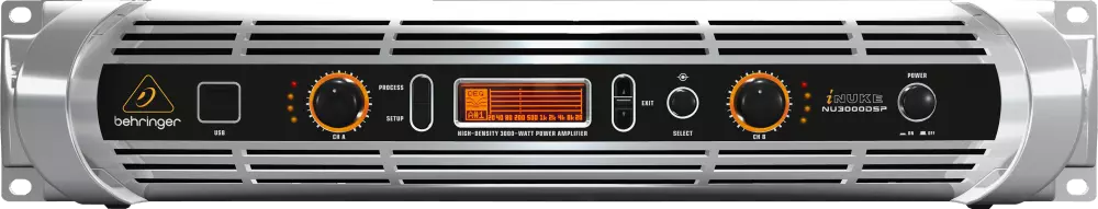 High Density 3000 Watt Power Amplifier w/DSP Control