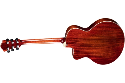 AR605CED All Solid Archtop Hollowbody Guitar with Hardshell Case - Classic Sunburst