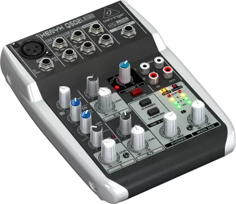 5 Input 2 BUS Mixer w/USB Audio Interface
