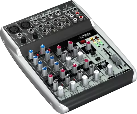 10 Input 2 BUS Mixer w/USB Audio Interface