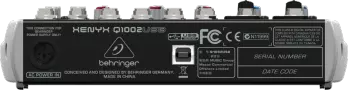 10 Input 2 BUS Mixer w/USB Audio Interface