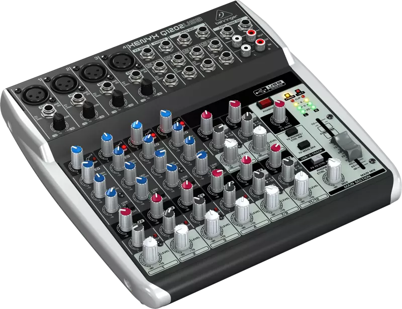 12 Input 2 BUS Mixer w/USB Audio Interface