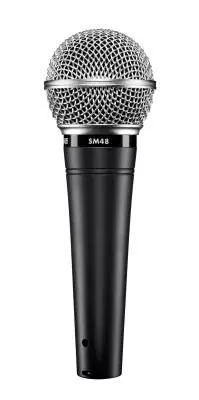 Shure - SM48 Unidirectional Dynamic Microphone, No Cable