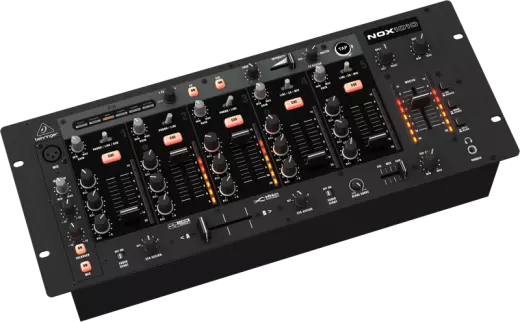 5 Channel DJ Mixer w/VCA Crossfader USB Audio Interface
