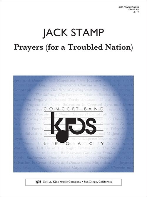 Prayers for a Troubled Nation - Stamp - Concert Band - Gr. 4.5