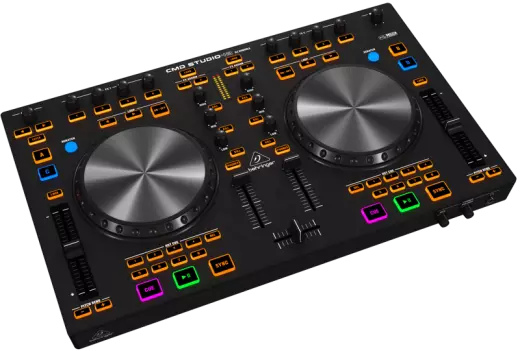 4 Deck DJ MIDI Controller w/4-Channel Audio