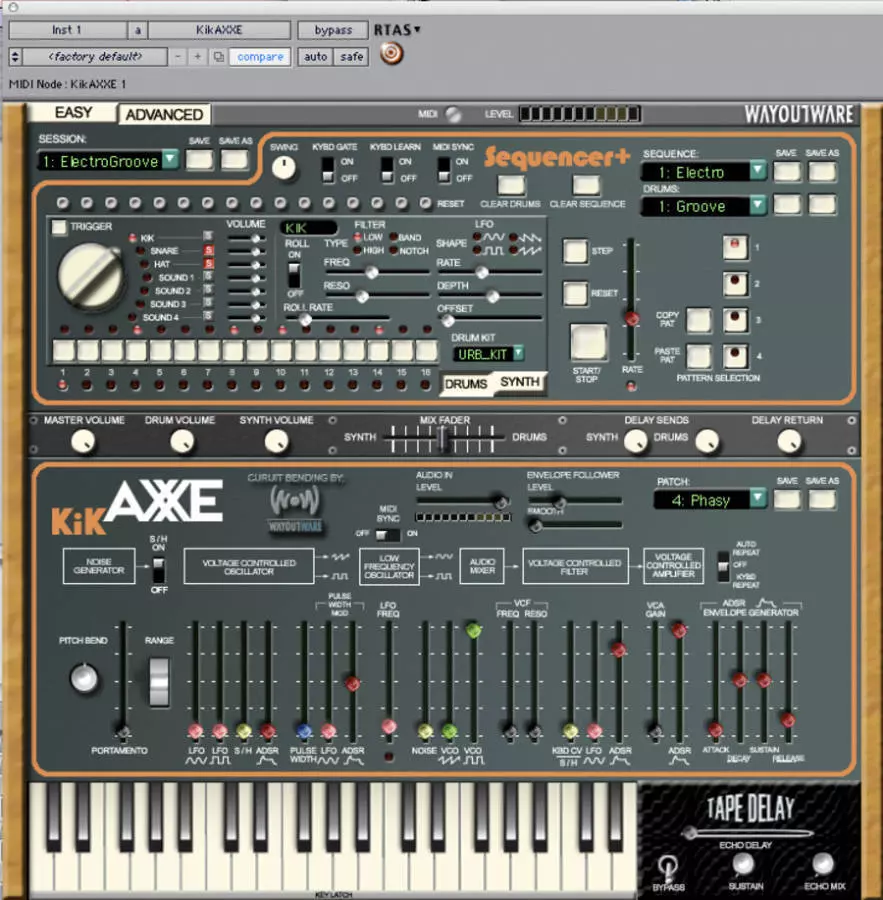 Kik Axxe Virtual Arp Synth