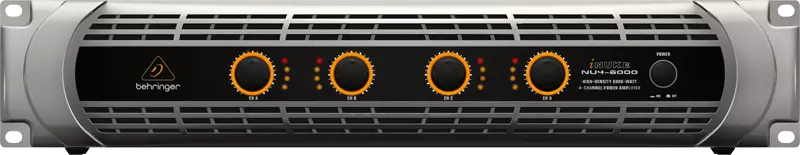 High Density 6000 Watt 4 Channel Power Amplifier