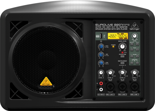150 Watt PA/Monitor Speaker System w/MP3 Player - 6.5 inch