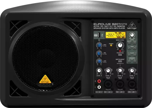 150 Watt PA/Monitor Speaker System w/MP3 Player - 6.5 inch