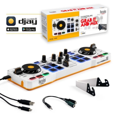 DJControl Mix 2-Channel Controller for iOS and Android Smartphones